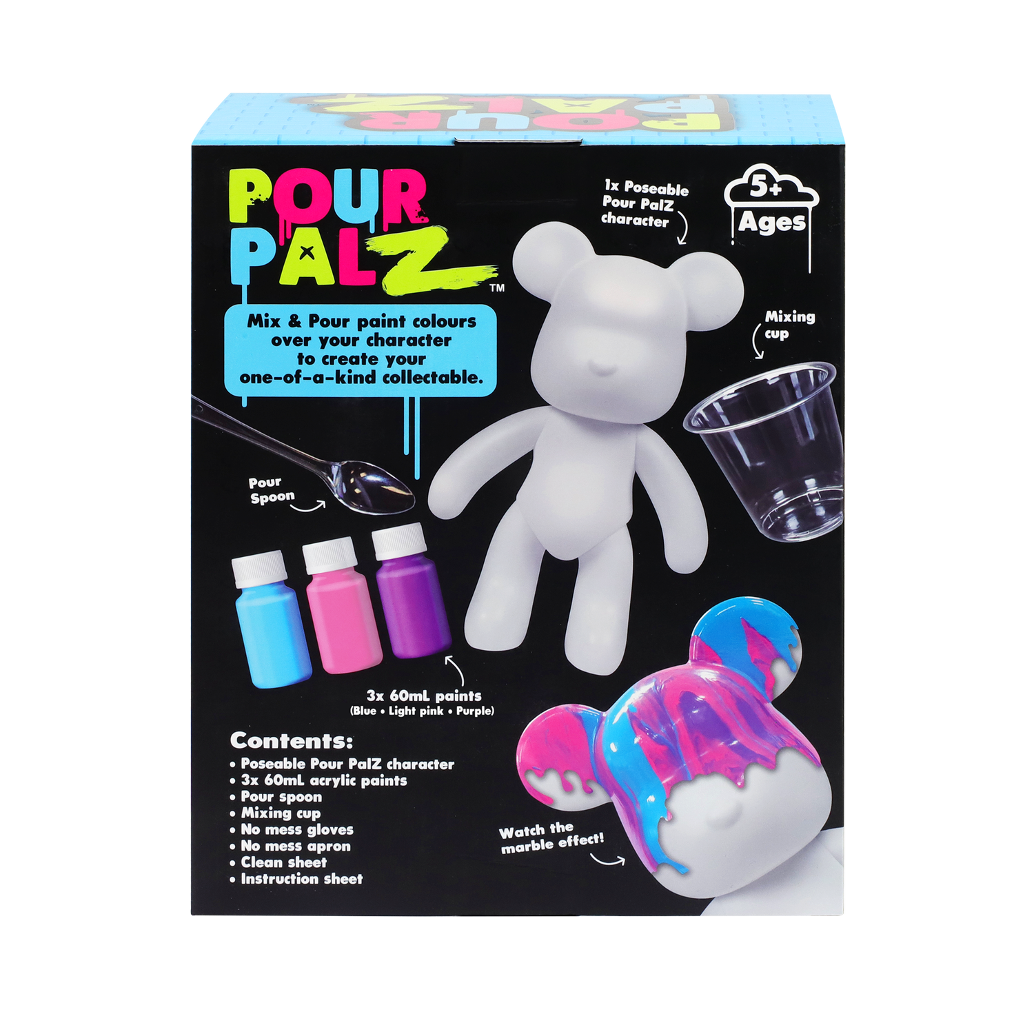 POUR PALZ LARGE PAINT BEAR WAVE 1 Berry Blast — TOYMONSTER